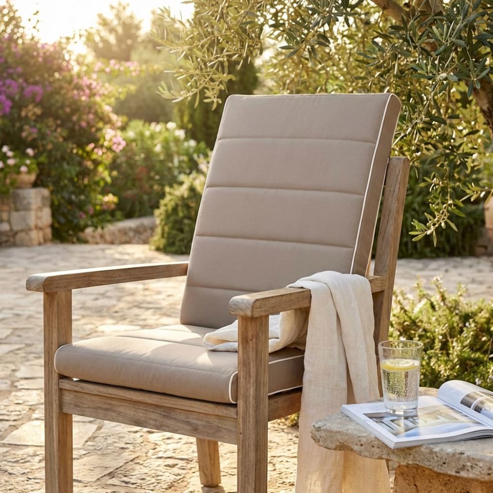 Cuscino in poliestere tortora 115x46x8 - Milani Home