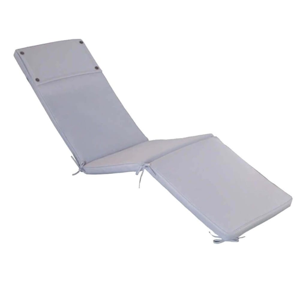 Cuscino in poliestere grigio 175x49x4 - Grigio - PES - Poliestere