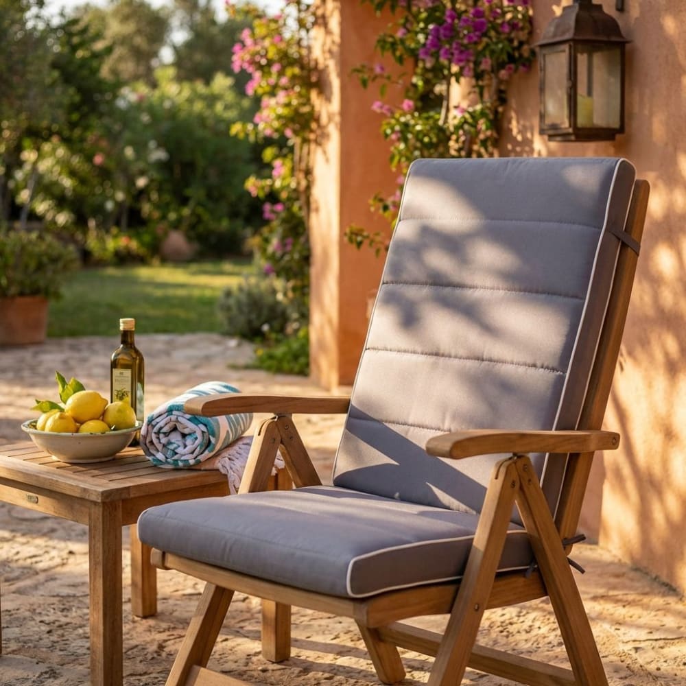 Cuscino in poliestere grigio 115x46x8 - Milani Home