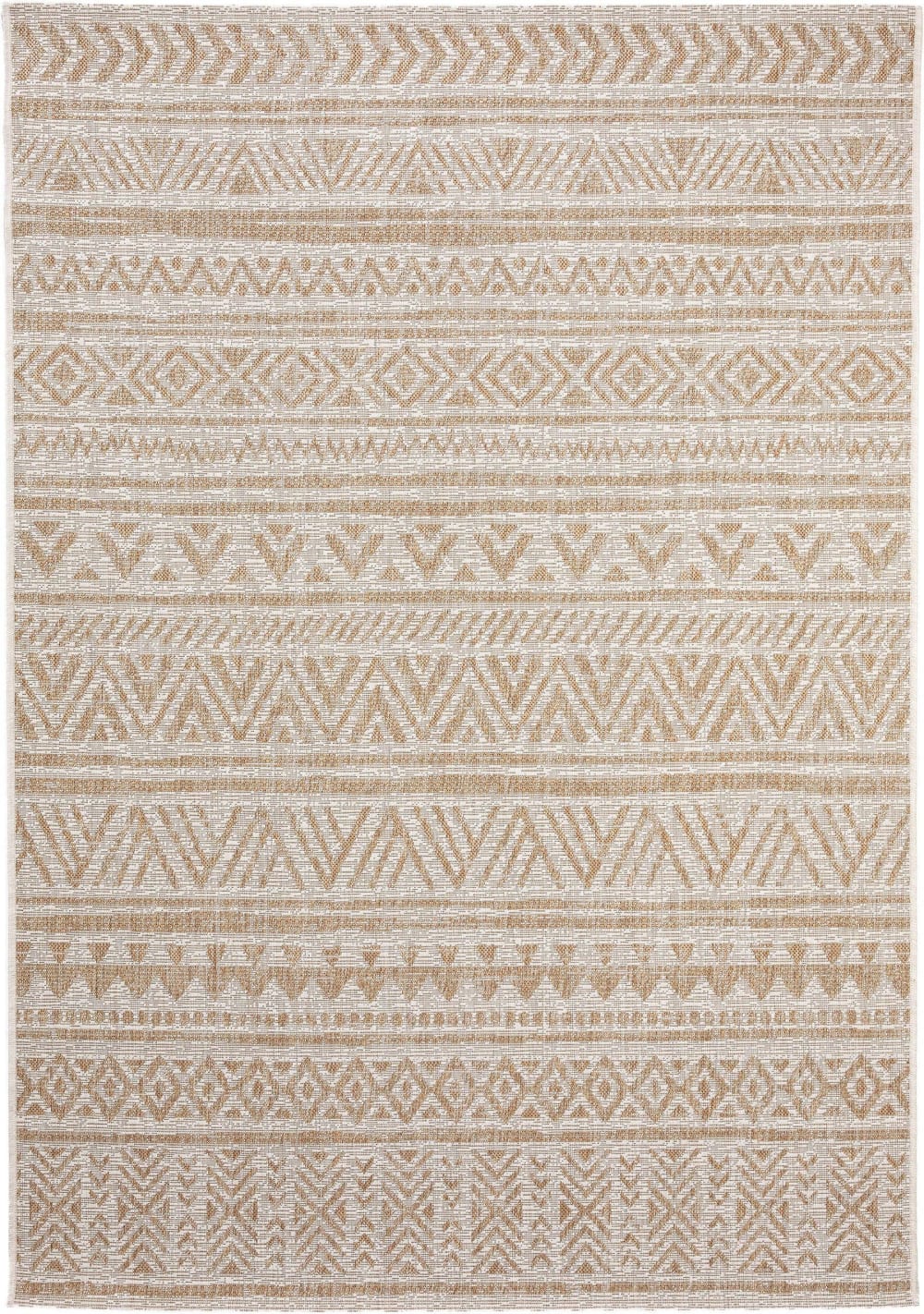 Tapis d'extérieur & intérieur crème/beige 80x150