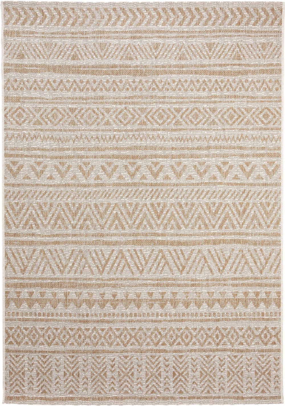 Alfombra de exterior & interior crema/beige 160x230