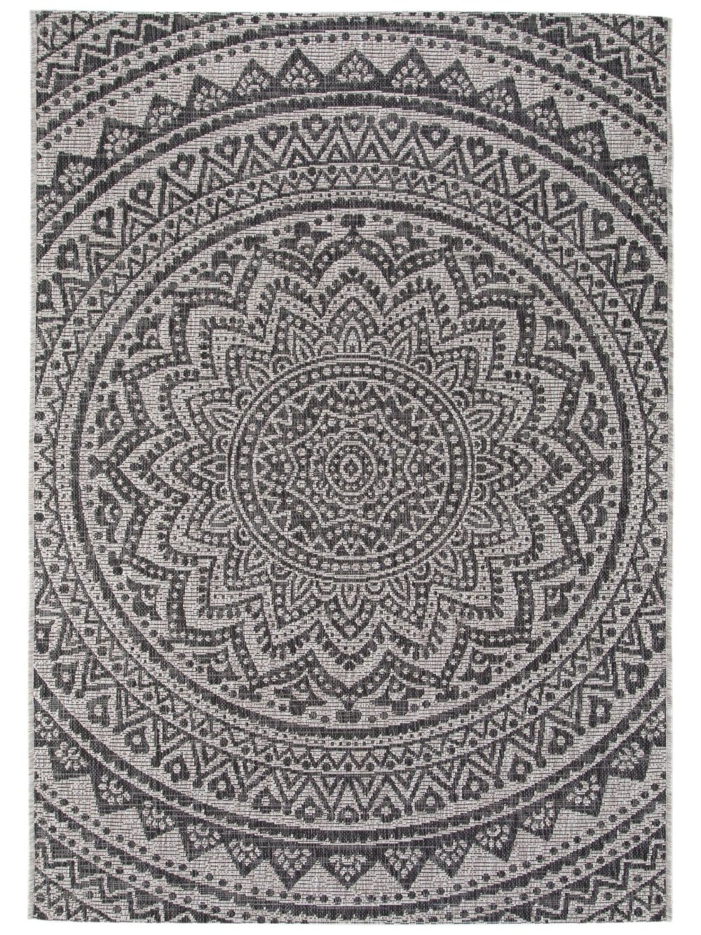 Alfombra de exterior & interior beige/marrón 80x150