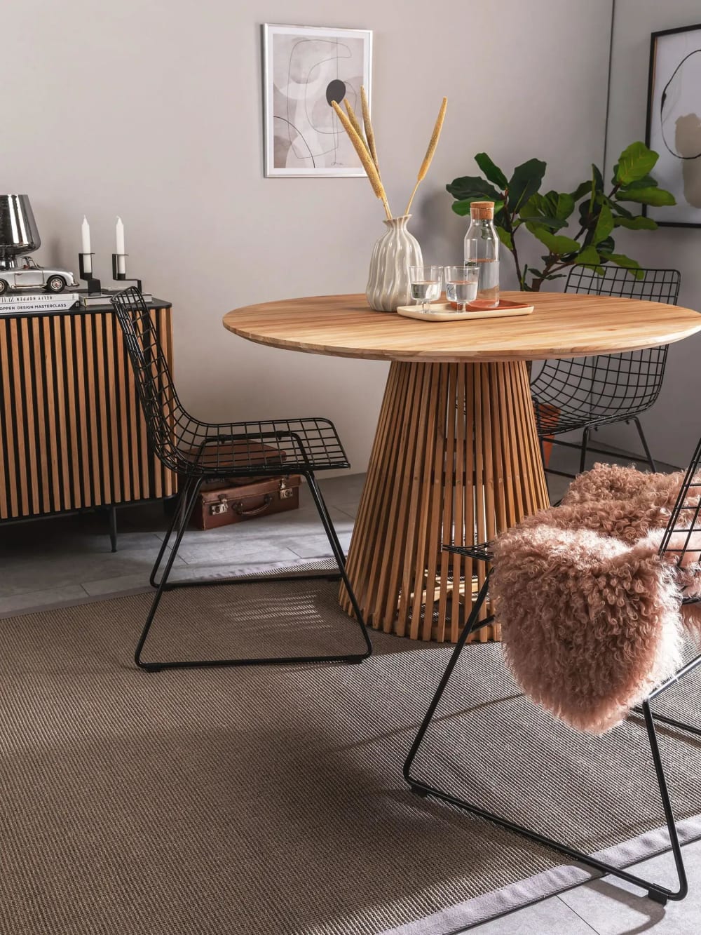 Tappeto sisal grigio 120x180 - Benuta