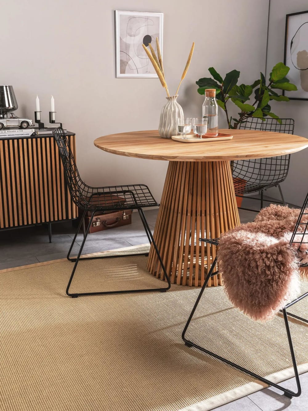 Tapis sisal crème 160x230 — vue 3