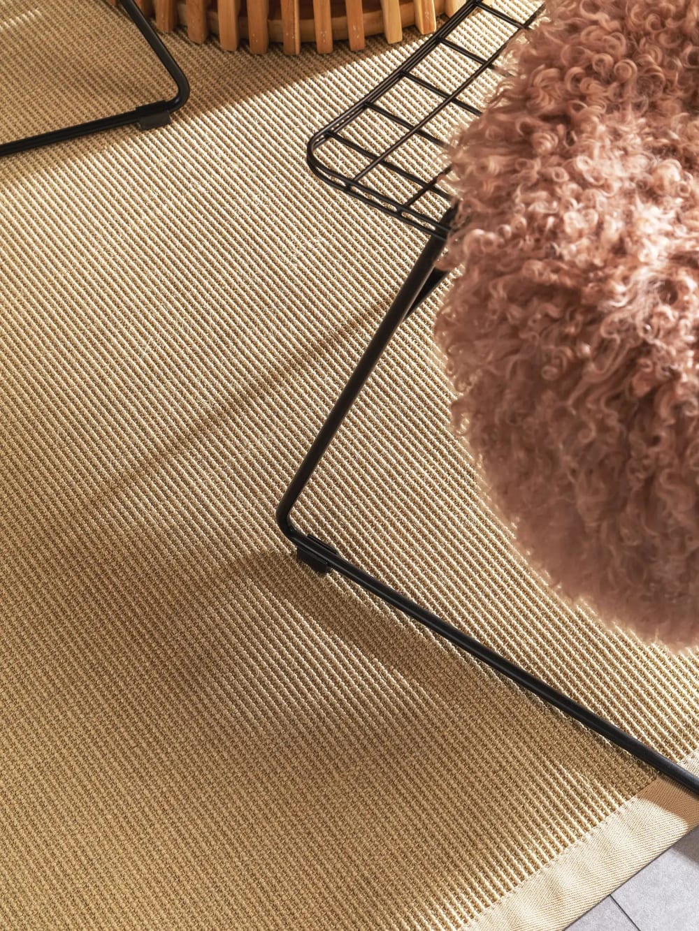 Tapis sisal crème 160x230 — vue 4
