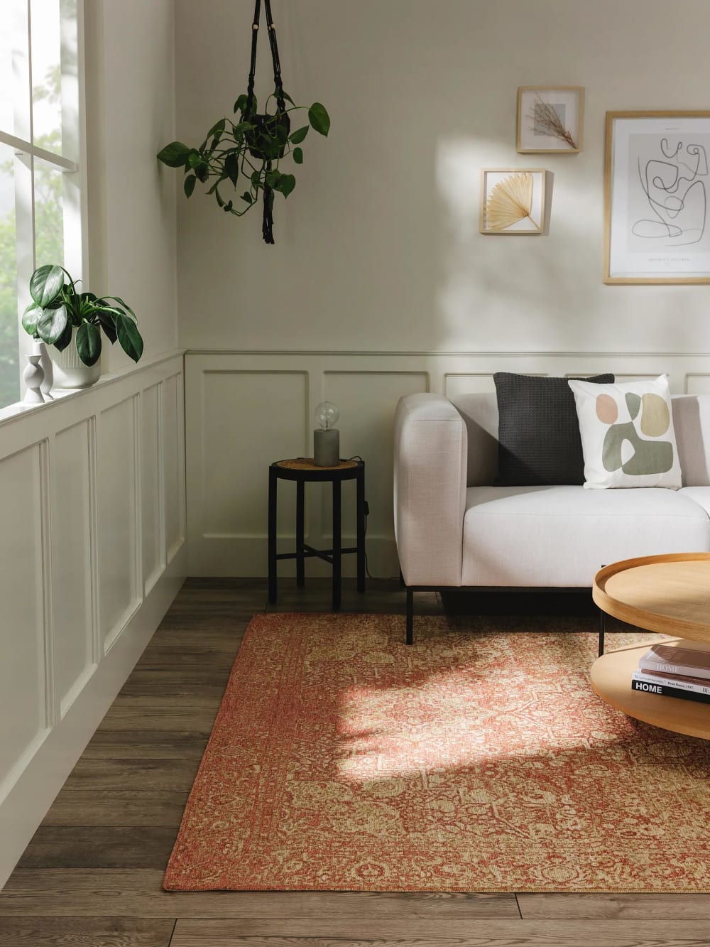 Alfombra de tejido plano rosa 120x180 - Maisons du Monde