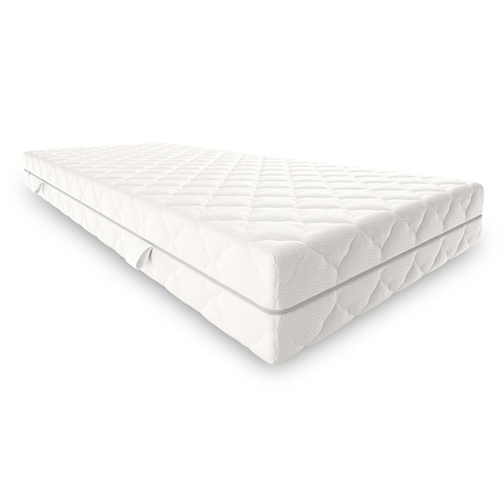 Mister Sandman Matratze 140x200, Taschenfederkernmatratze, Höhe 21 cm Weiß Öko-Tex Zertifikat Pes - Polyester