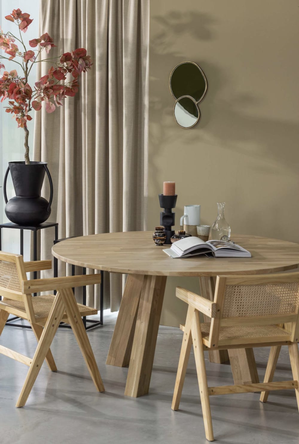 Runder Esstisch aus Eiche für 6-8 Personen - Maisons Du Monde