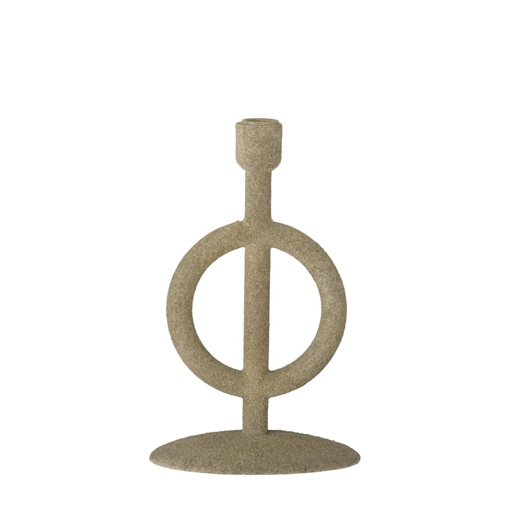 Bloomingville Kerzenständer aus Polyresin H37cm, beige - Harz