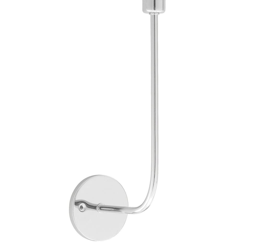 Lampe murale en métal argent - Maisons du Monde