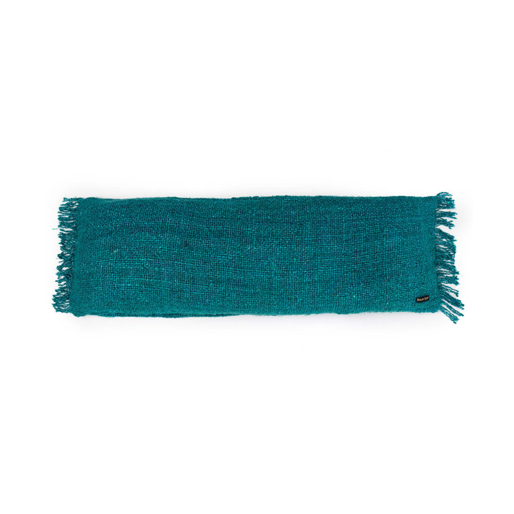 Bazar Bizar Baumwollkissenbezug in aqua, 35x100x10cm style seaside Blau Baumwolle