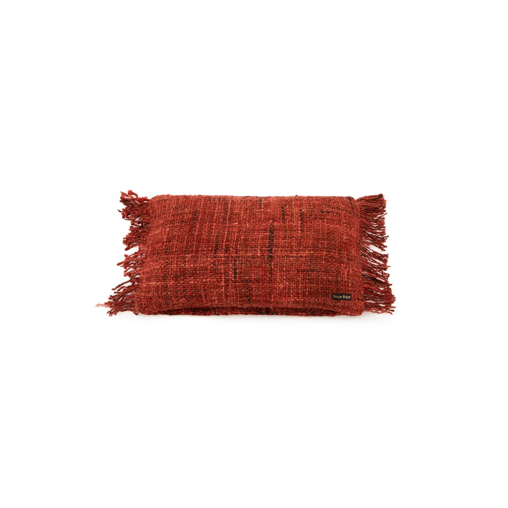 Bazar Bizar Baumwollkissenbezug in rot, 30x50x10cm style seaside - Baumwolle