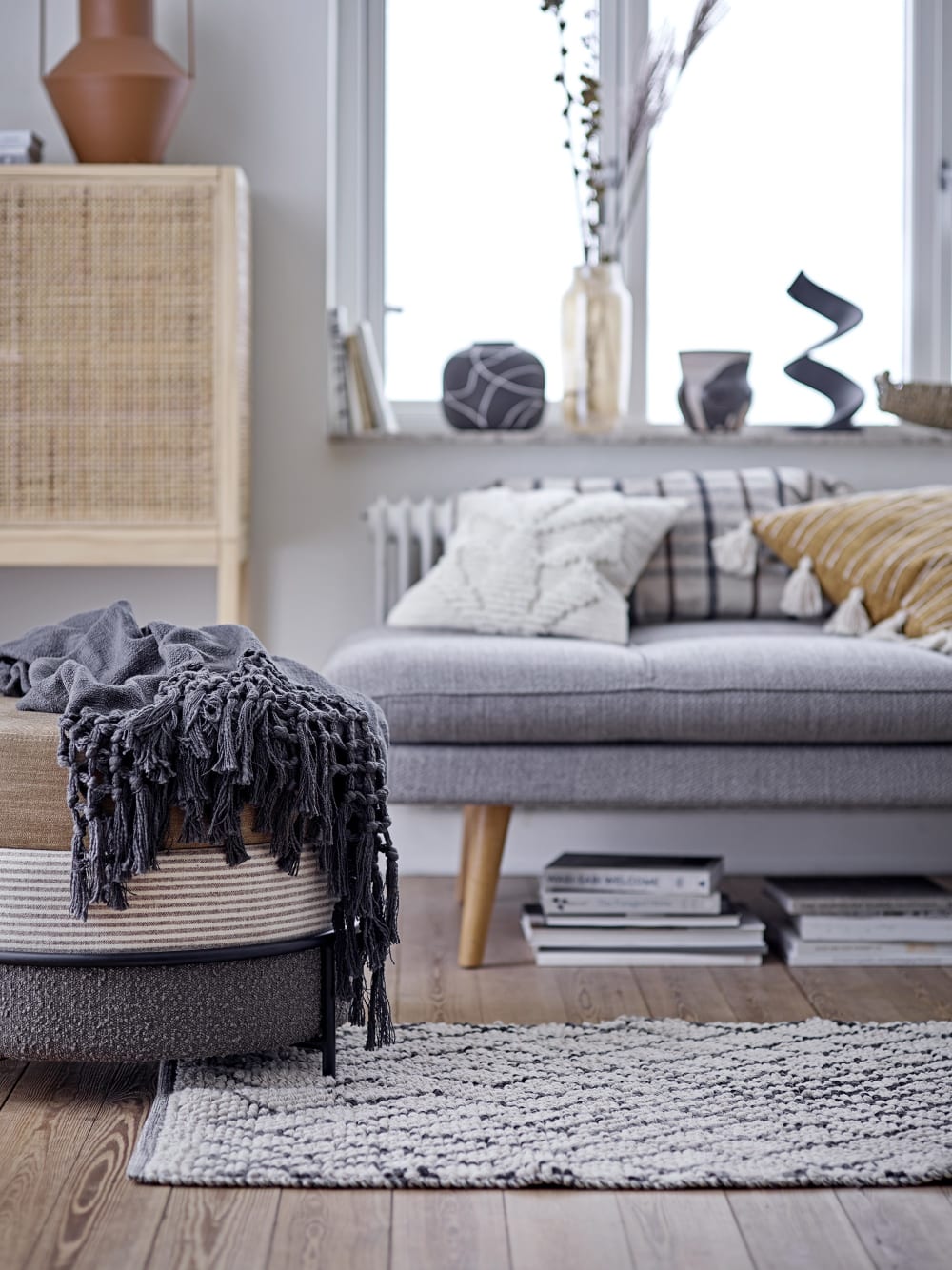 Jarrón de metal marrón h34cm - Maisons du Monde