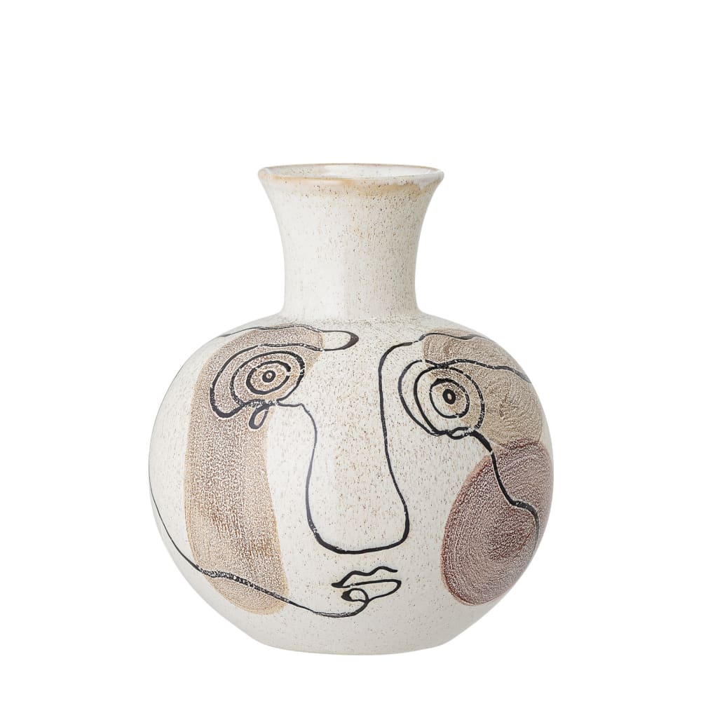 Vase en grès blanc H22.50cm