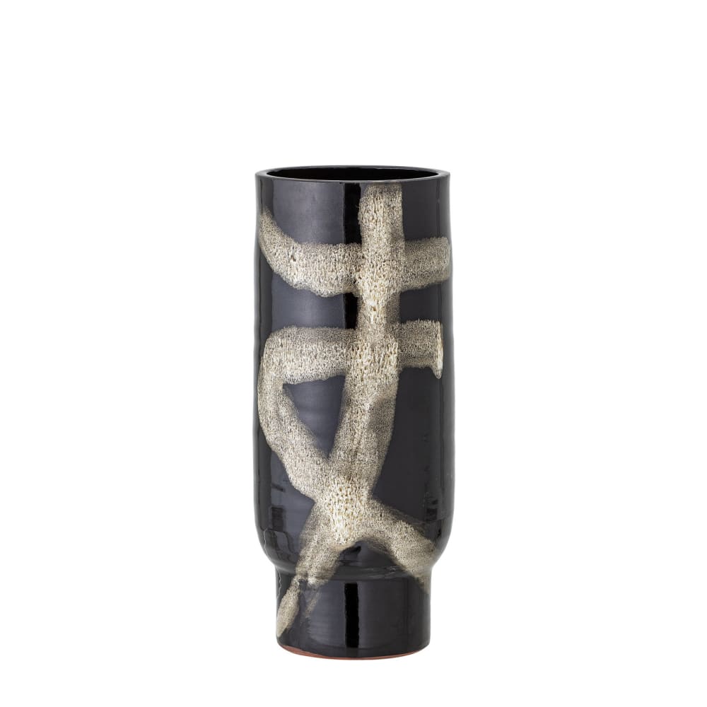 Vase en terre cuite noir