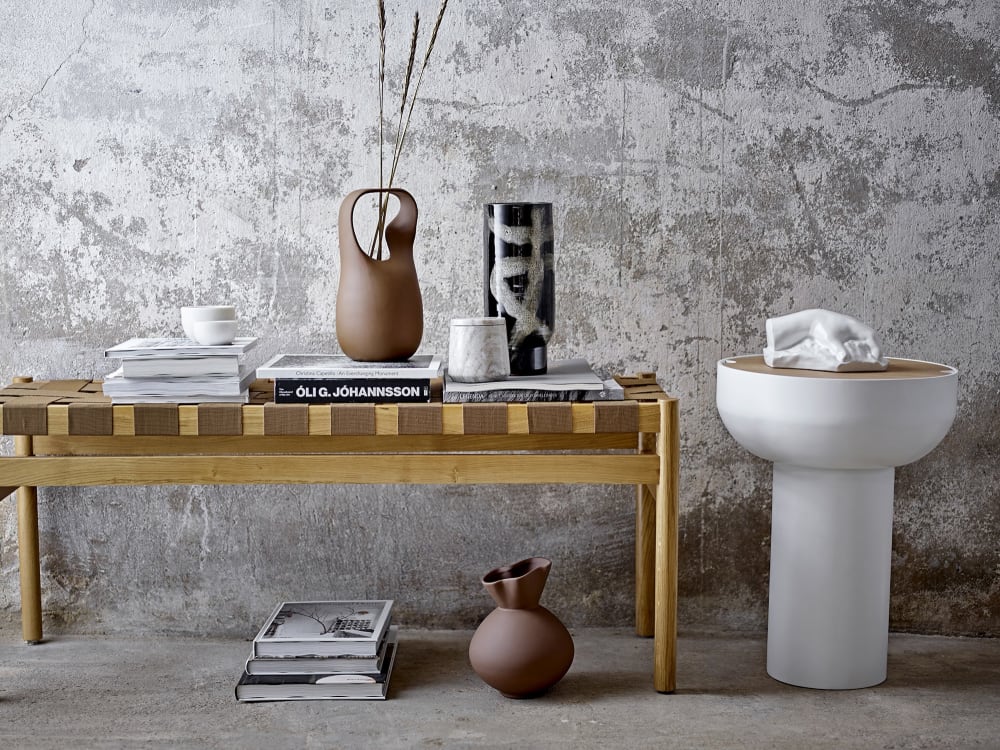 Jarrón de terracota negra h28.50cm - Maisons du Monde