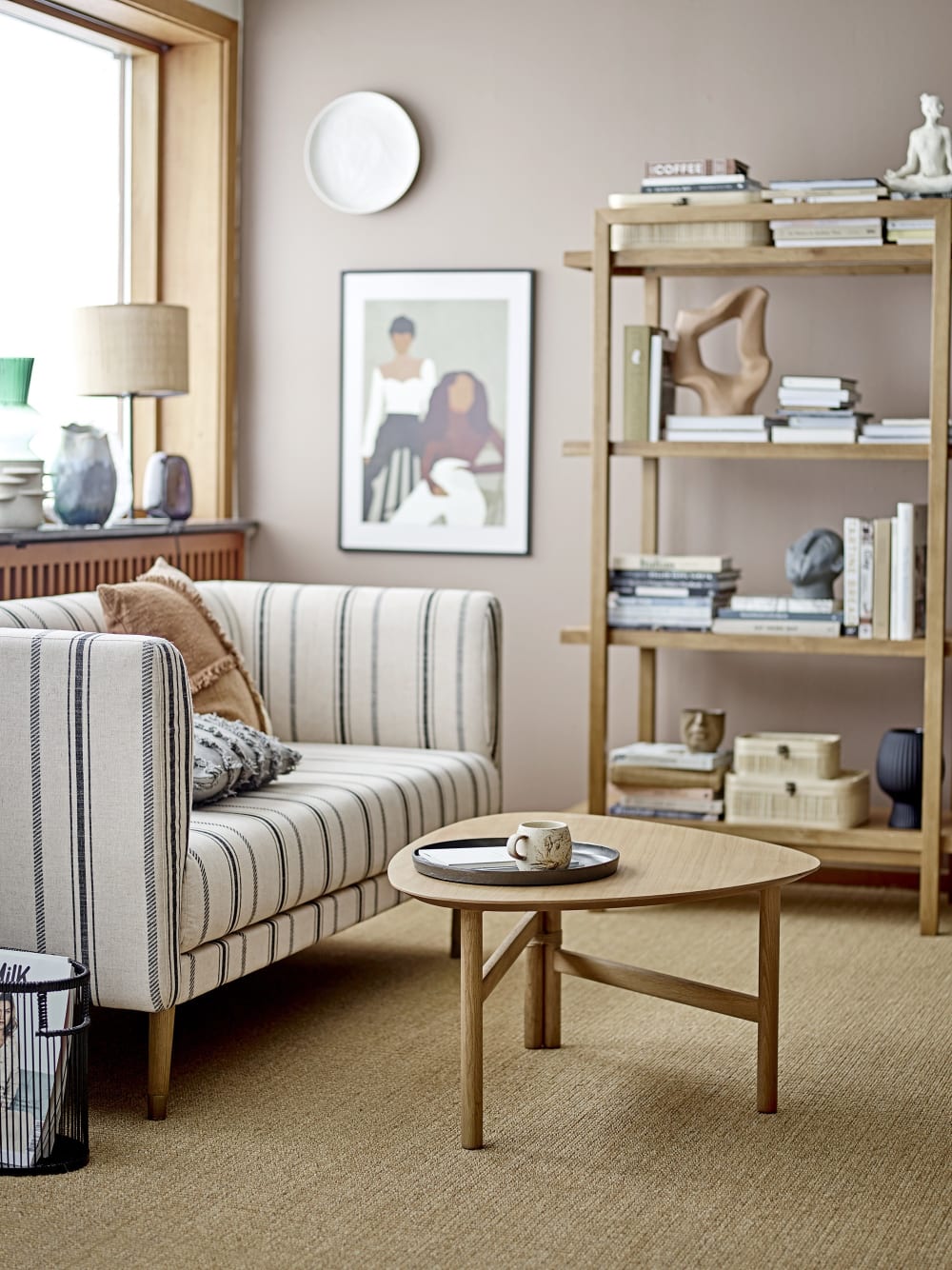 Jarrón para decorar en cerámica azul h24cm - Maisons du Monde