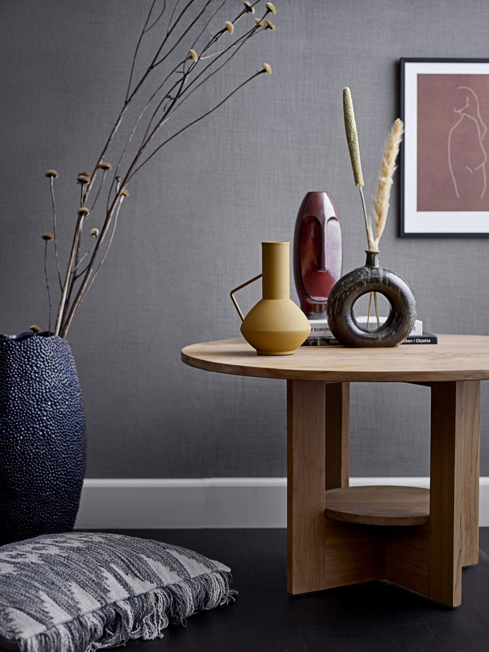 Vase à décorer en grès vert h19.50cm — vue 3