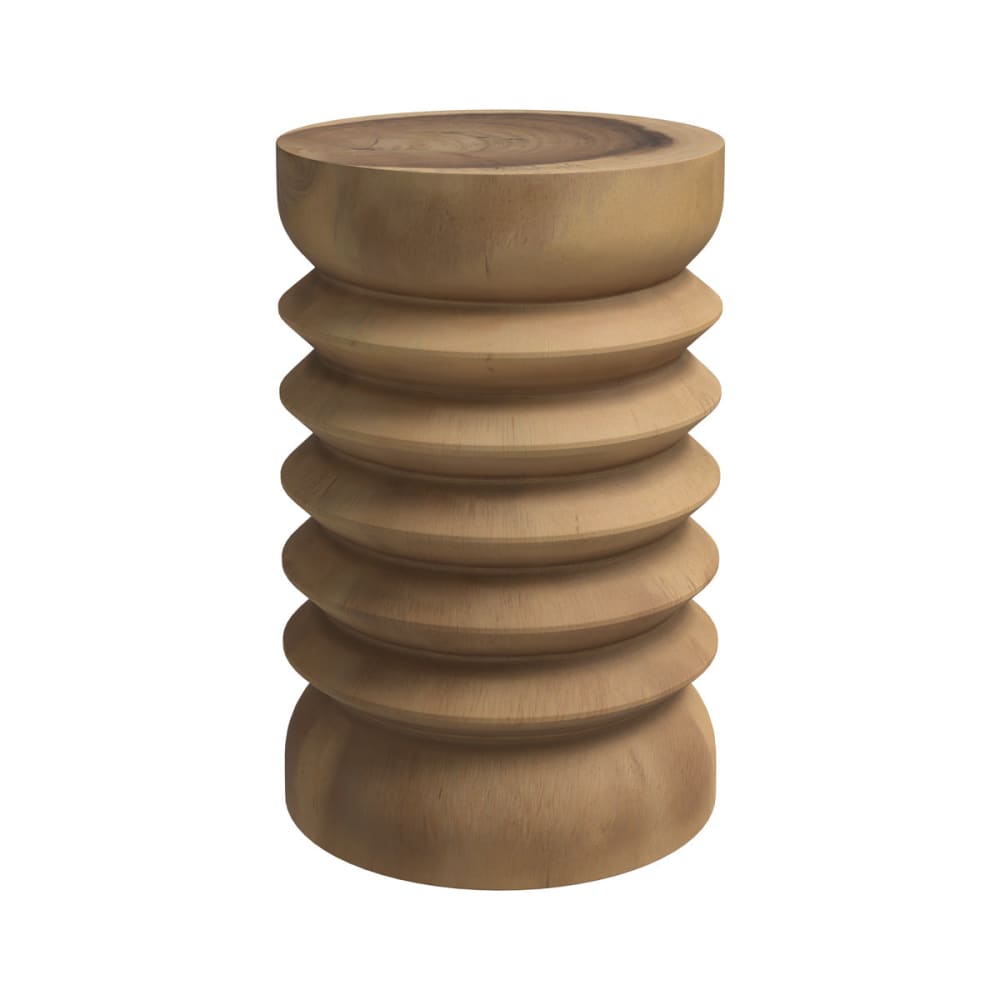 Mesa auxiliar redonda en madera de suar d30cm - Maisons du Monde