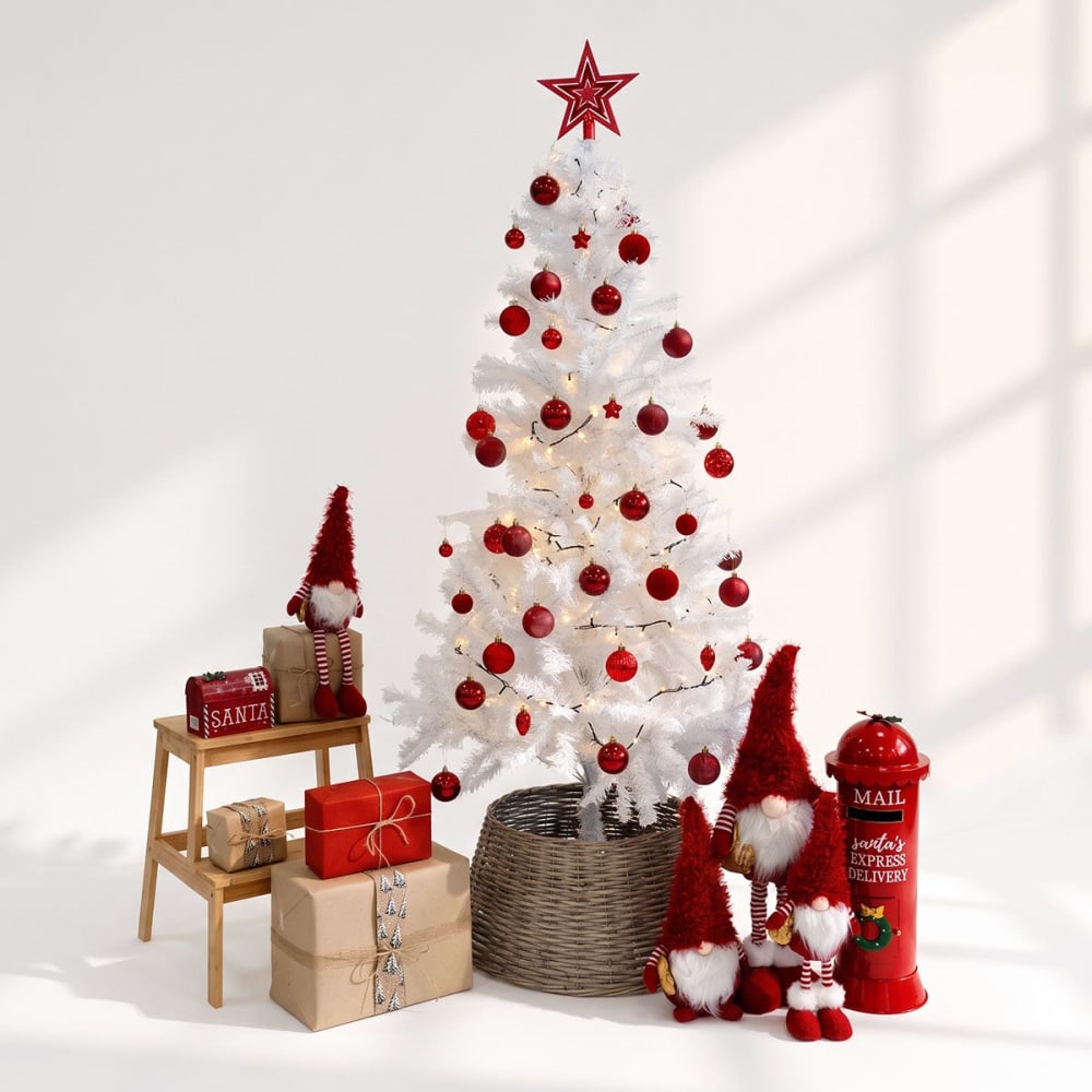 Árbol de navidad artificial con 500 ramas blanco - Maisons du Monde