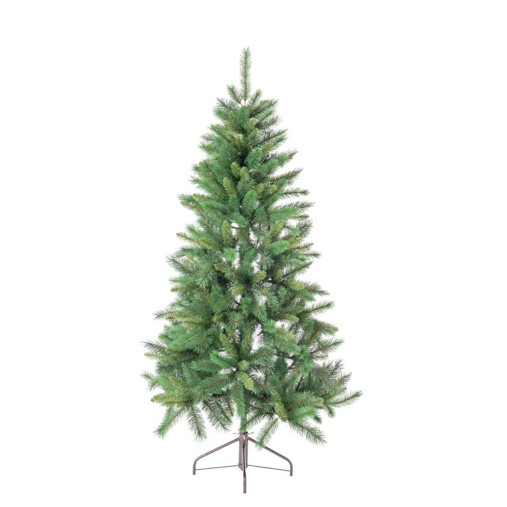 Medio árbol de Navidad artificial de 176 ramas Alt.150 verde