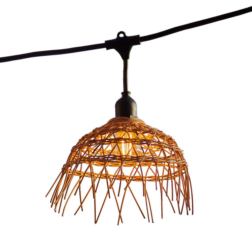 Luces de cadena conectables e27 marrón 6m - Maisons du Monde