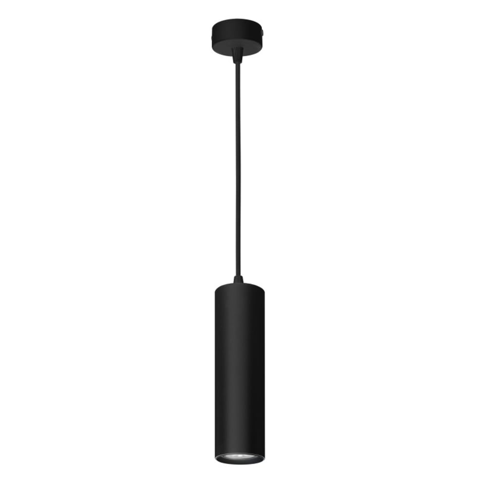 Lampara colgante de aluminio en color negro