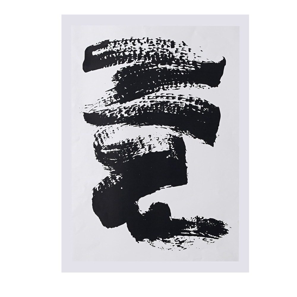 Affiche, papier-peint en papier-carton blanc