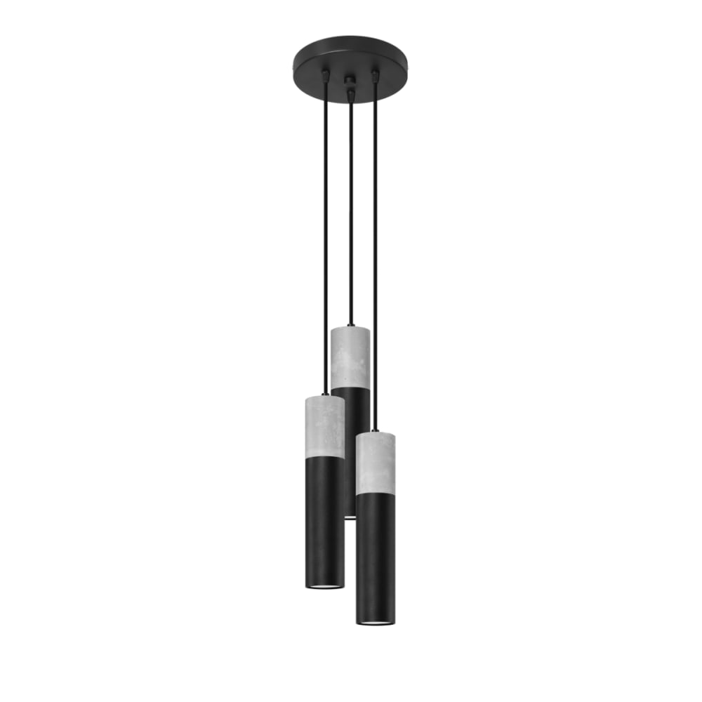 suspension Acier Gris/Noir