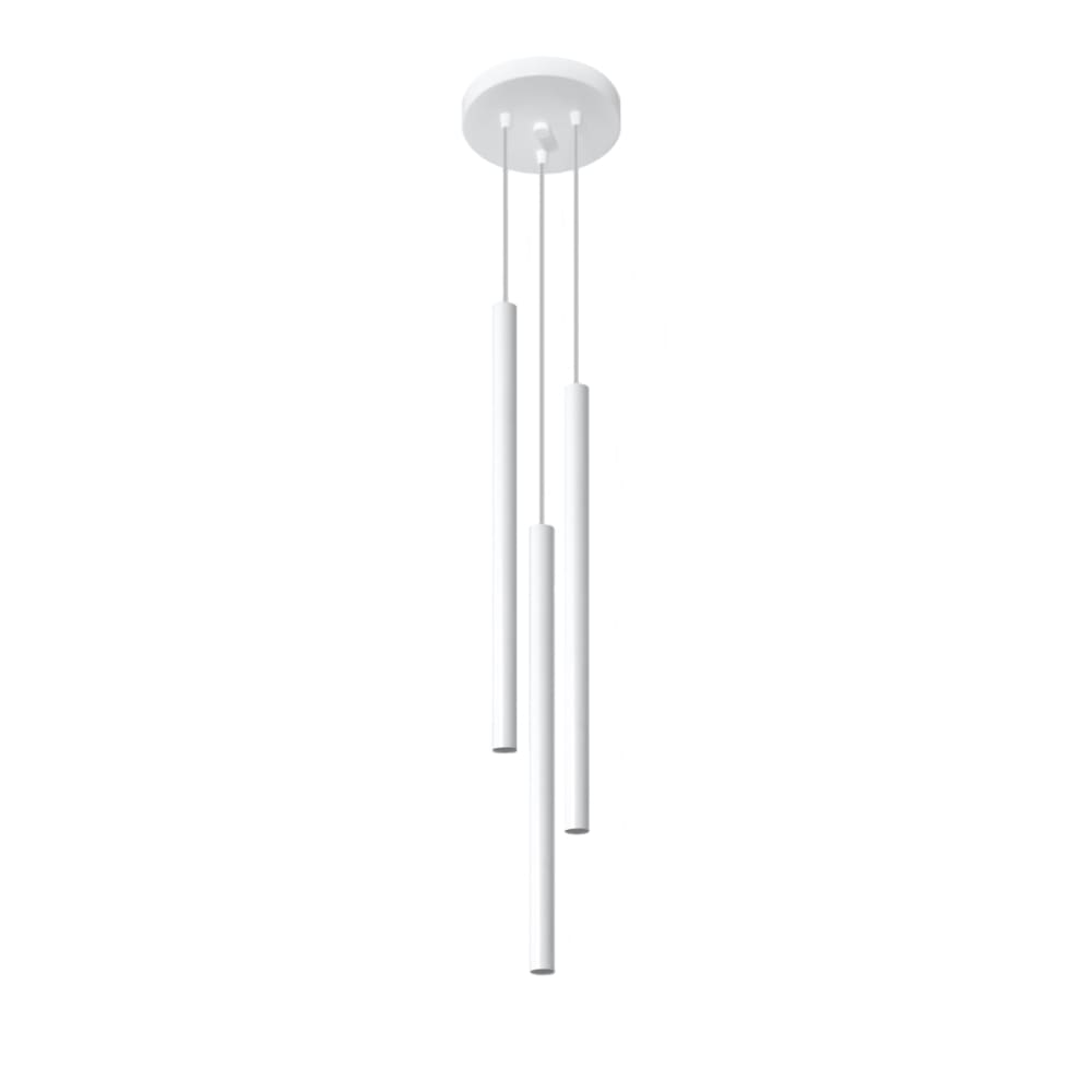 Sollux Lighting Pendelleuchten aus Stahl in Weiß style classic chic Weiß Stahl