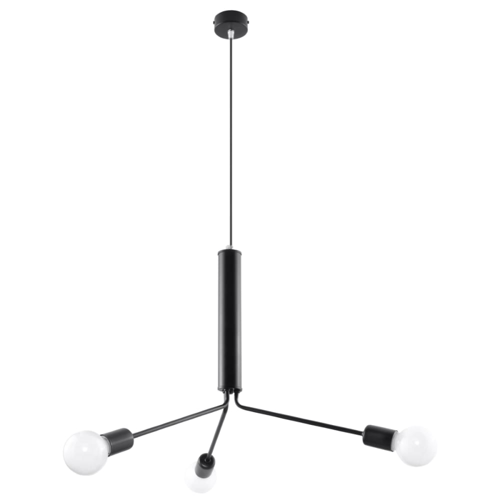 Lampada nero acciaio - Modello Contemporaneo - Nero - Metallo