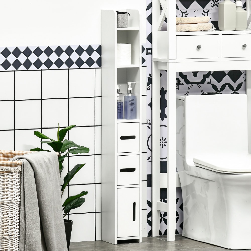 Armario de baño 15x17x120 cm blanco - Maisons du Monde