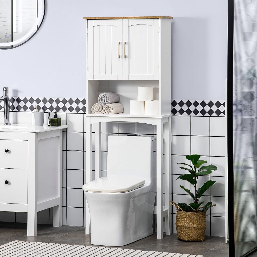 Mueble sobre inodoro 64x22x165 cm blanco - Maisons du Monde