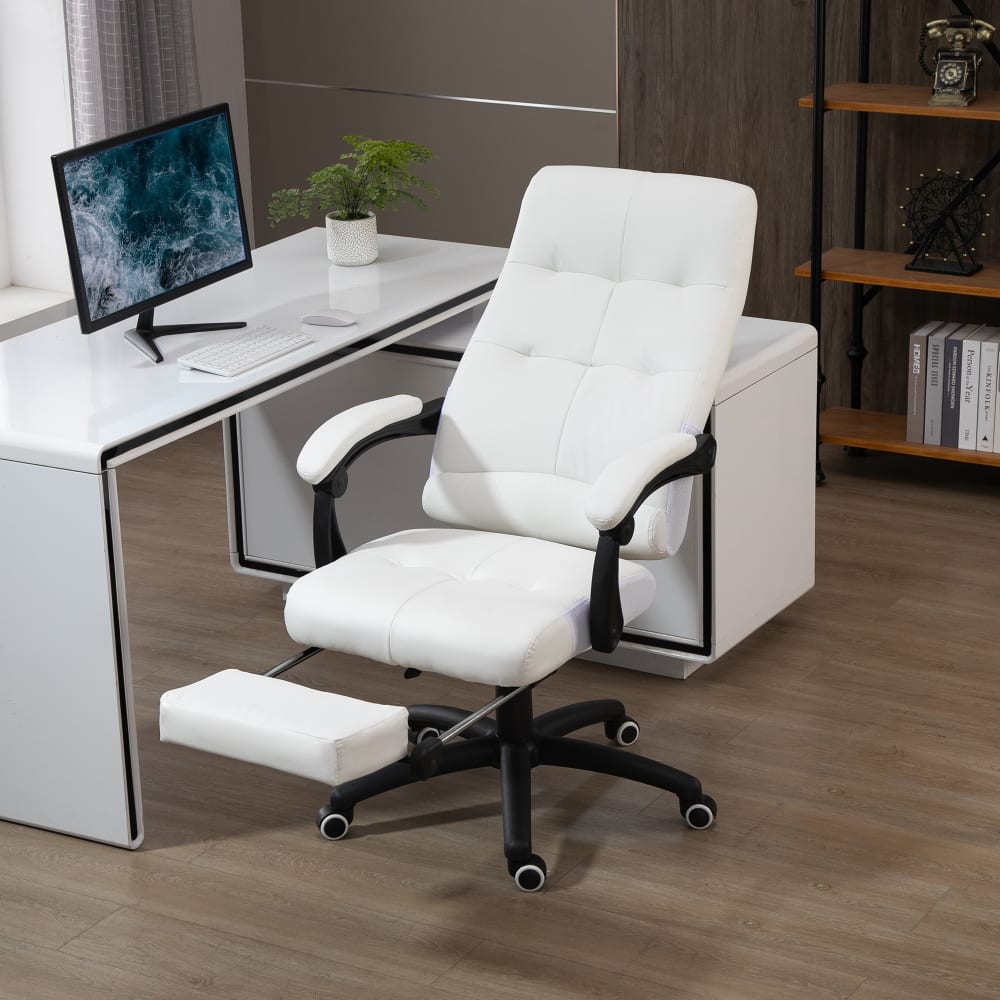 Silla de oficina 65x65x125 cm blanco - Maisons du Monde