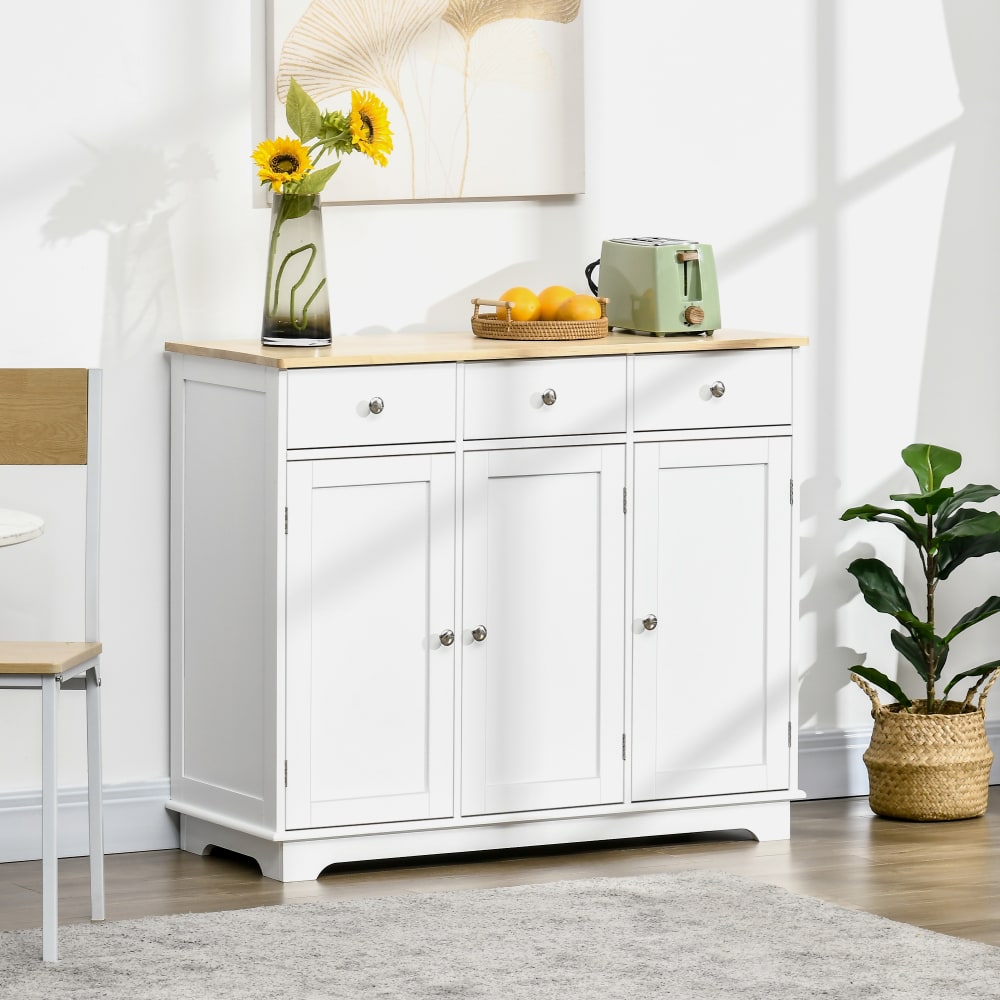 Aparador de cocina 101x40x85 cm blanco - Maisons du Monde