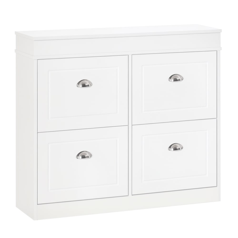 Mueble zapatero 98x24x83 cm blanco