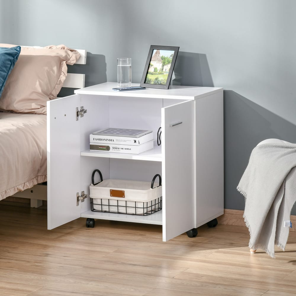 Mesa armario 60x35x65cm blanco - Maisons du Monde