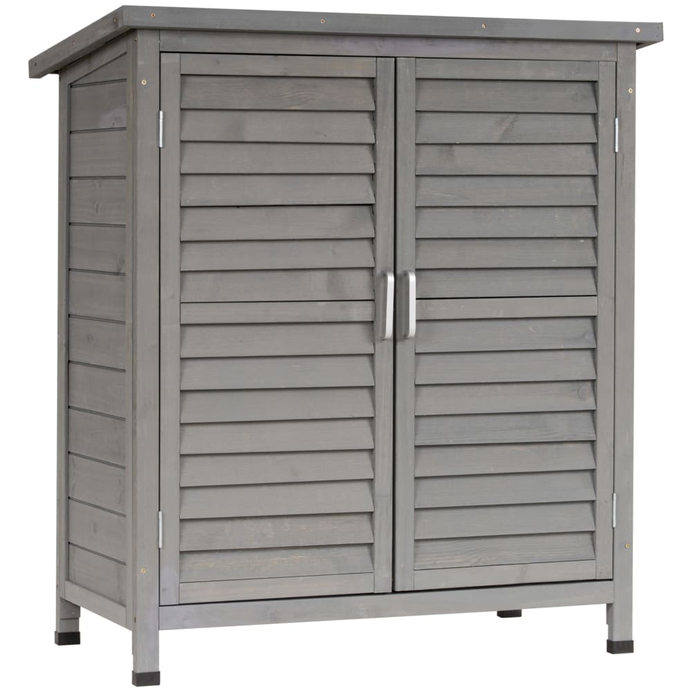 Caseta de jardín 87x46.5x96.5 cm gris