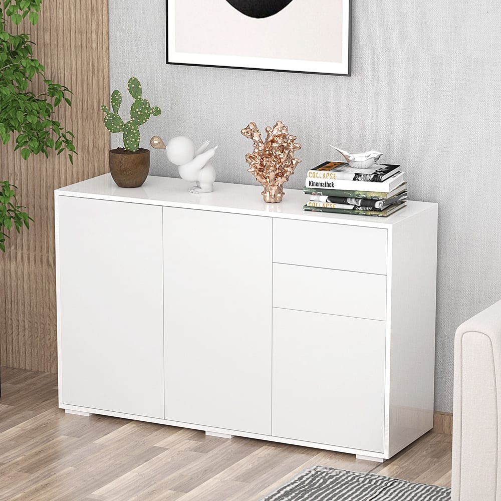 Aparador de salón 117x36x74 cm blanco - Maisons du Monde