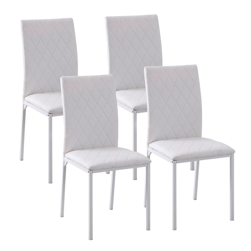 Sillas de comedor 41x50x91 cm blanco