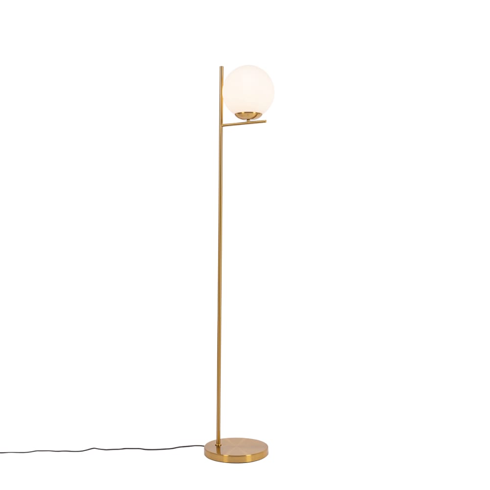 QAZQA Stehleuchte aus Stahl, gold/messing style modern - Metall
