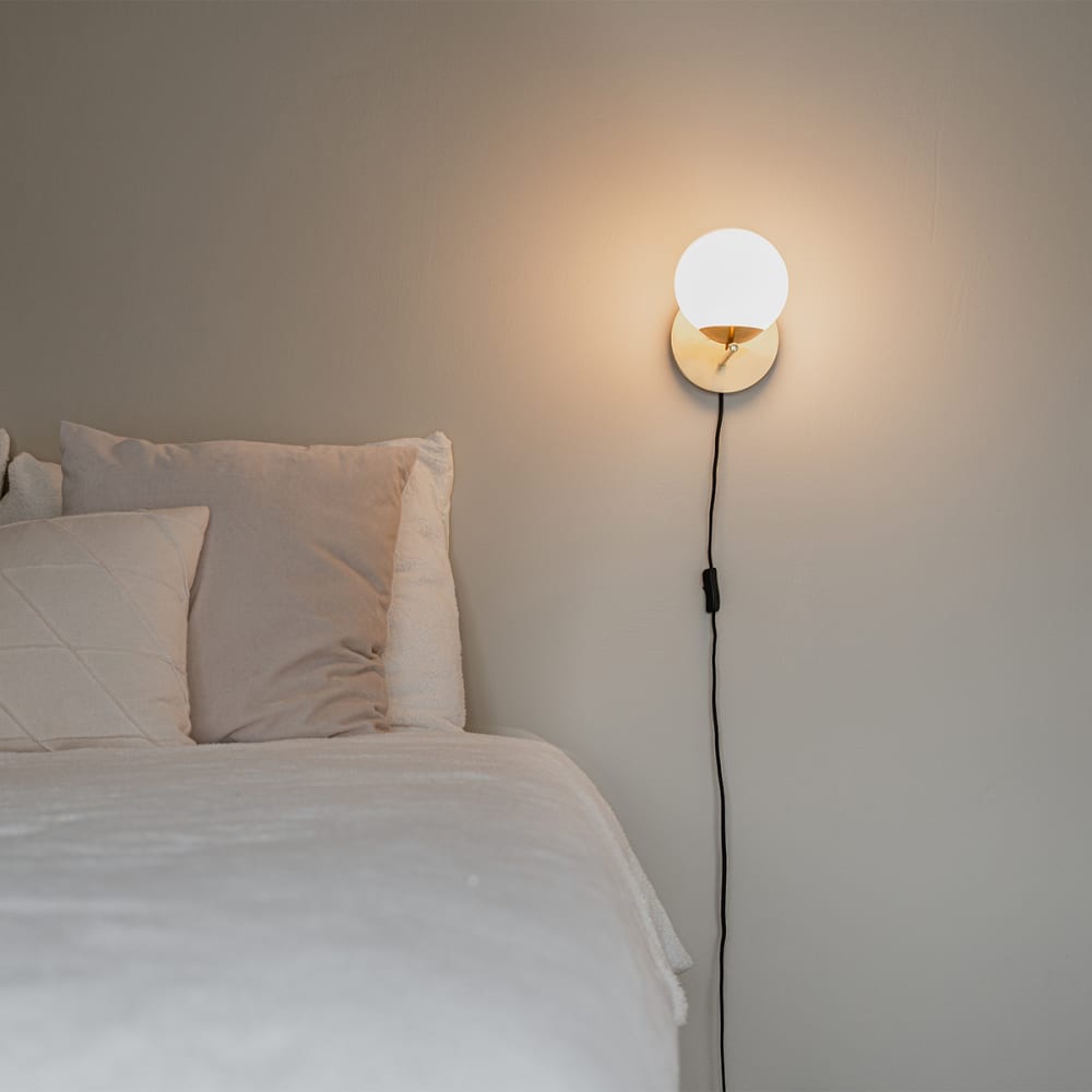 Wandleuchte aus Stahl, gold/messing - Maisons Du Monde