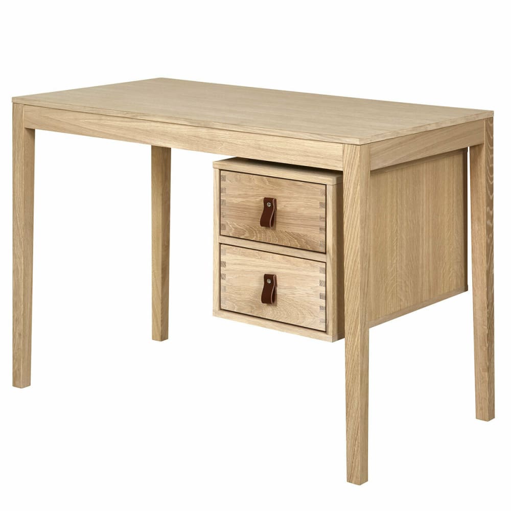 Escritorio madera maciza natural