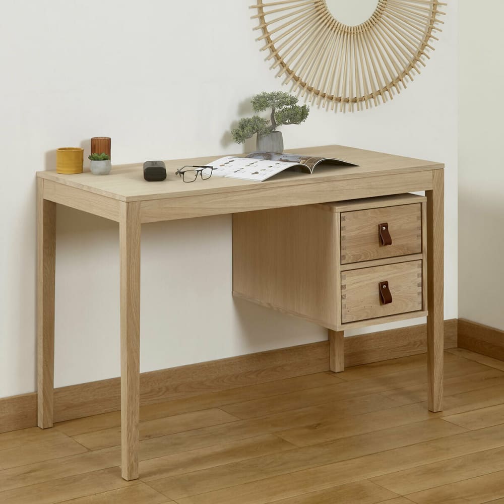 Escritorio madera maciza natural - Maisons du Monde