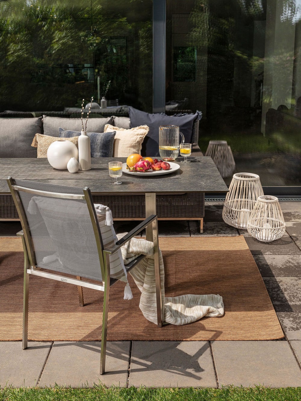 Tapis d'extérieur & intérieur marron 200x290 - Maisons du Monde
