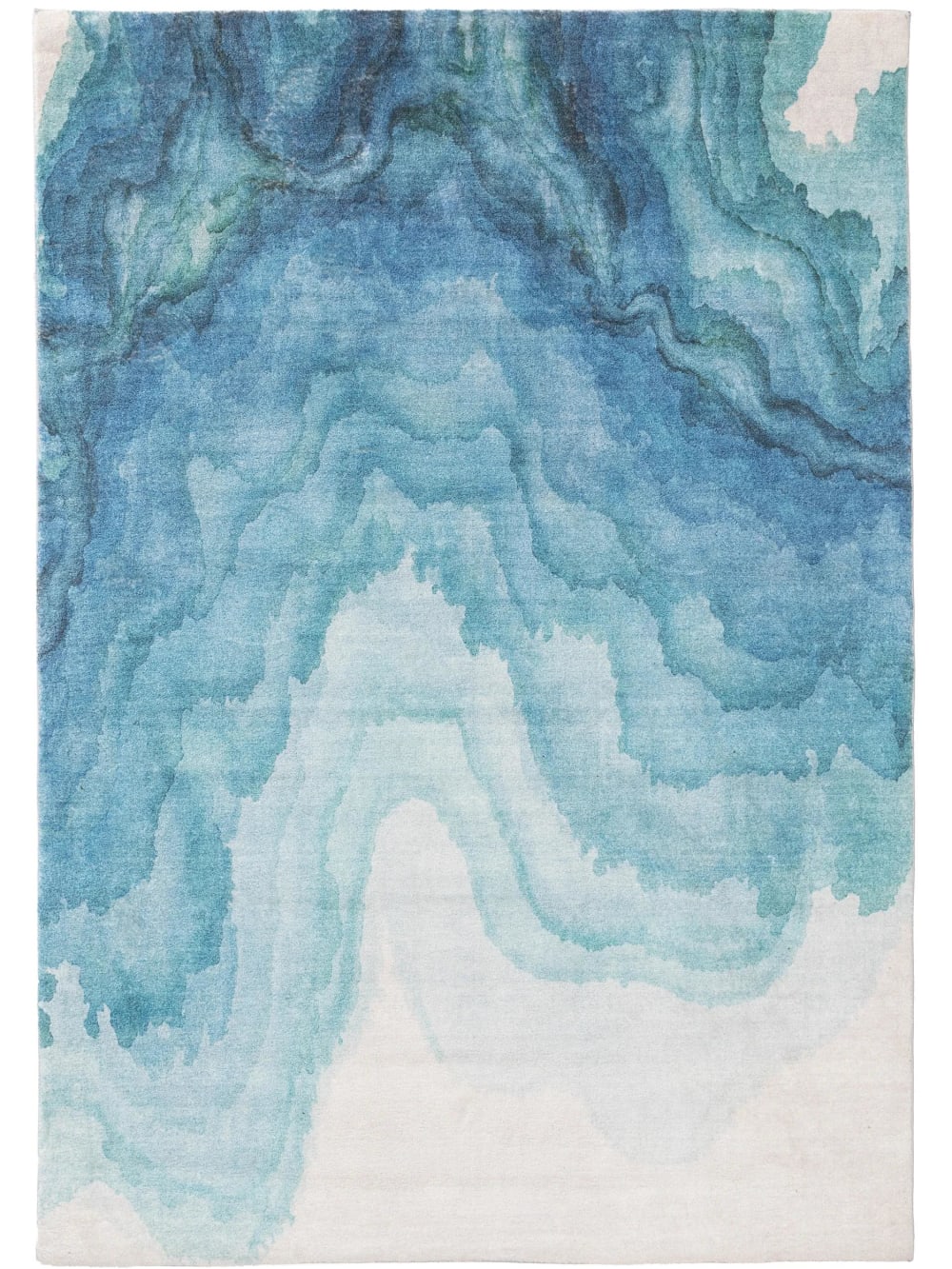Tappeto azzuro 160x230 - Modello Contemporaneo - Blu - PVC - Cloruro di polivinile