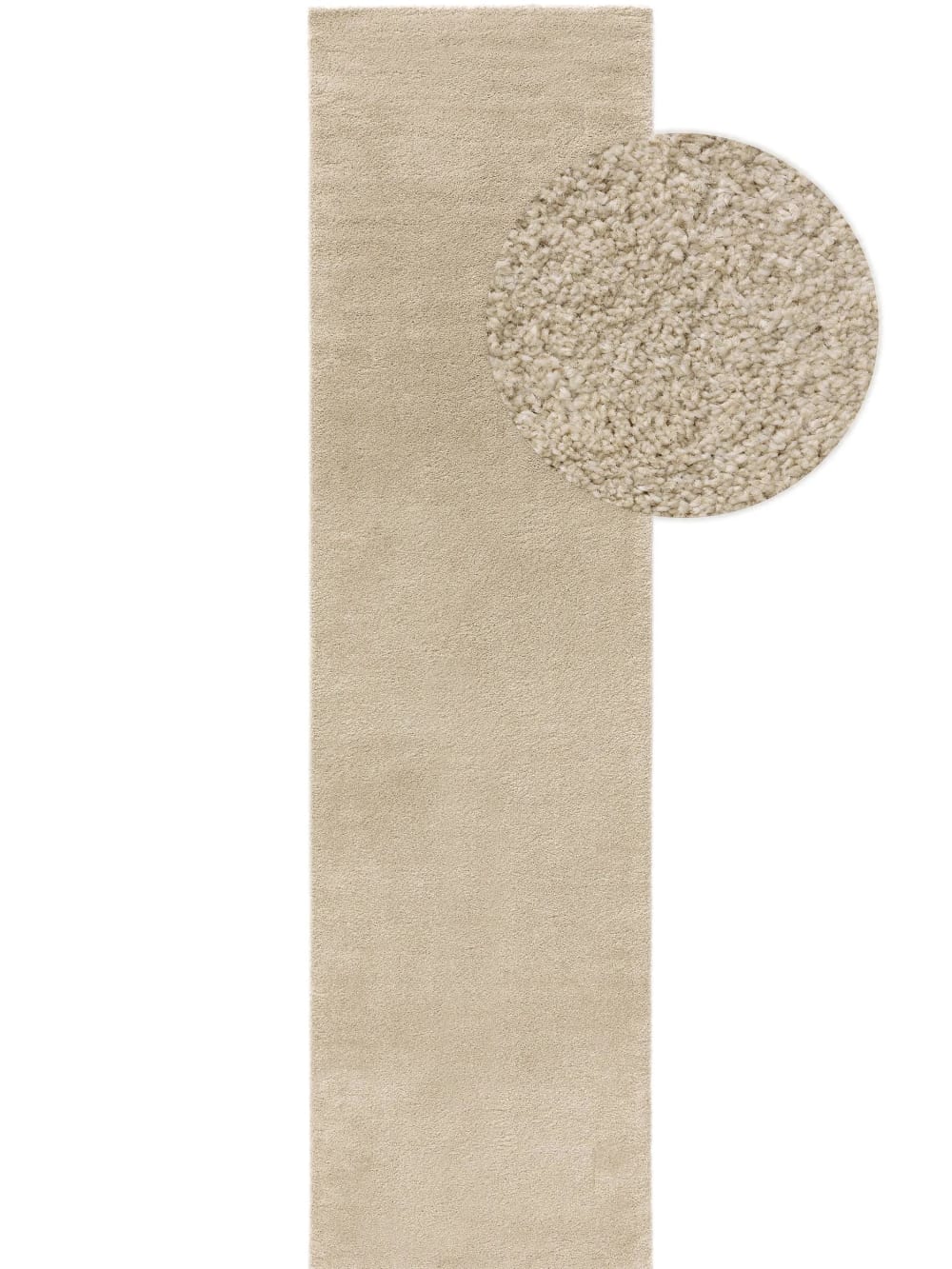 Passatoia beige 80x200 - Modello Contemporaneo - Beige - PVC - Cloruro di polivinile