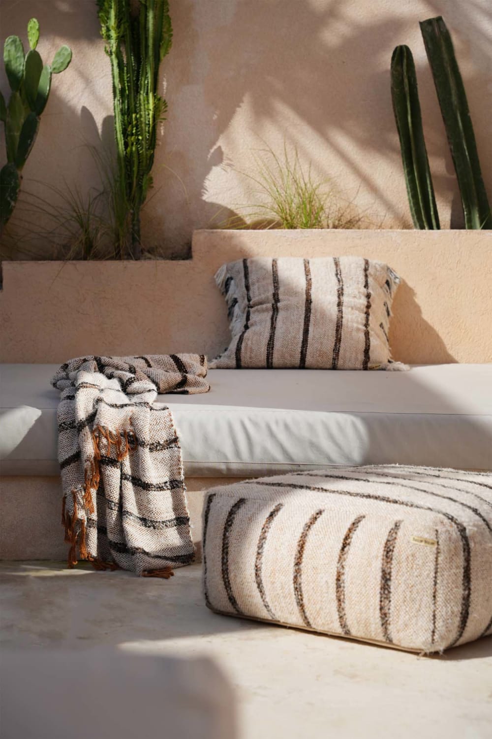 Plaid in cotone in colori misti 130x170x3,5 cm - Bazar Bizar