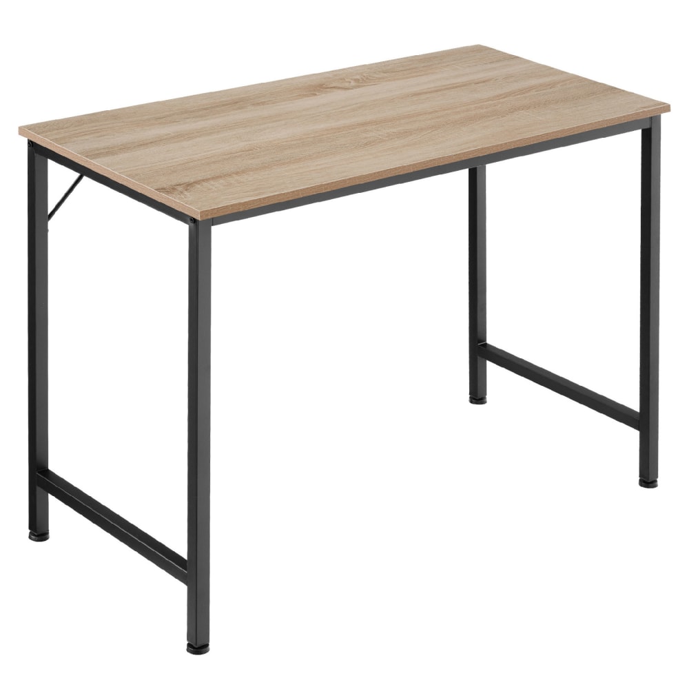Scrivania stile industriale legno chiaro - Marrone - Pannello di particelle