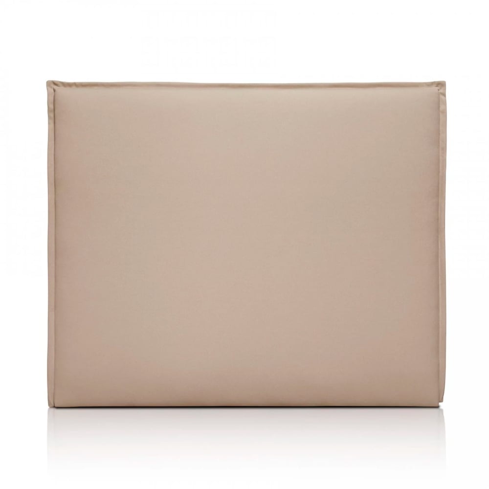 Tête de lit rembourrée sable – lit 140 – 150x125 cm